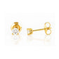 4mm Round Brilliant cut Diamond Stud Earrings - 0.50ct