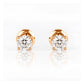 5mm Round Brilliant cut Diamond Stud Earrings - 1ct - Victoria's Jewellery