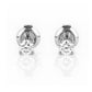 4mm Round Brilliant cut Diamond Stud Earrings - 0.50ct