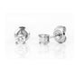 4mm Round Brilliant cut Diamond Stud Earrings - 0.50ct