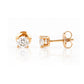 5mm Round Brilliant cut Diamond Stud Earrings - 1ct - Victoria's Jewellery