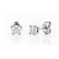 5mm Round Brilliant cut Diamond Stud Earrings - 1ct - Victoria's Jewellery