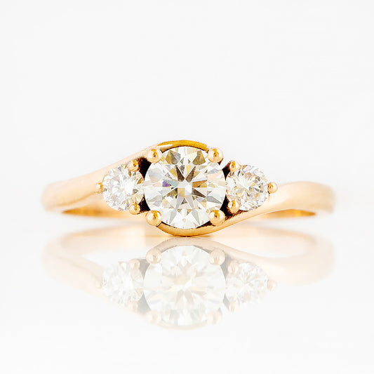 Ava, a Lab Diamond Trilogy Ring