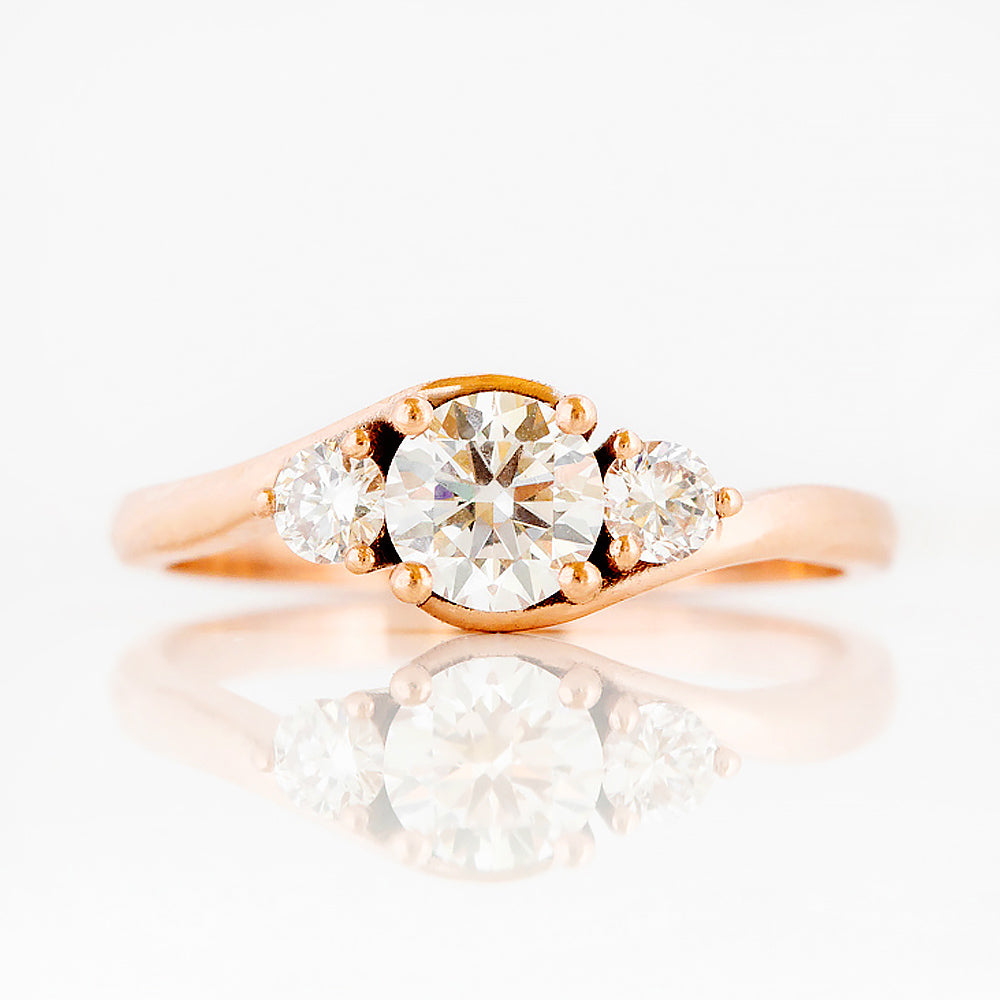 Ava, a Lab Diamond Trilogy Ring
