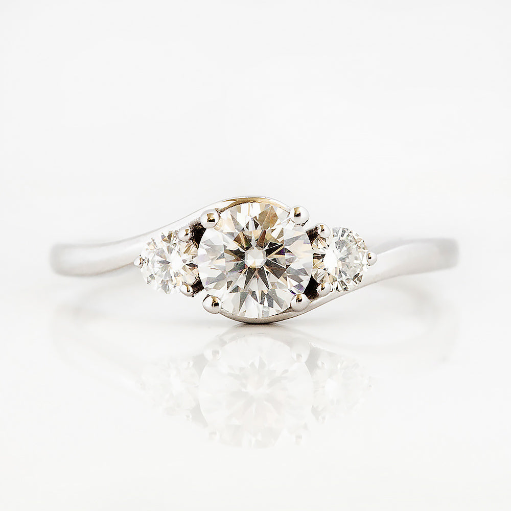 Ava, a Lab Diamond Trilogy Ring