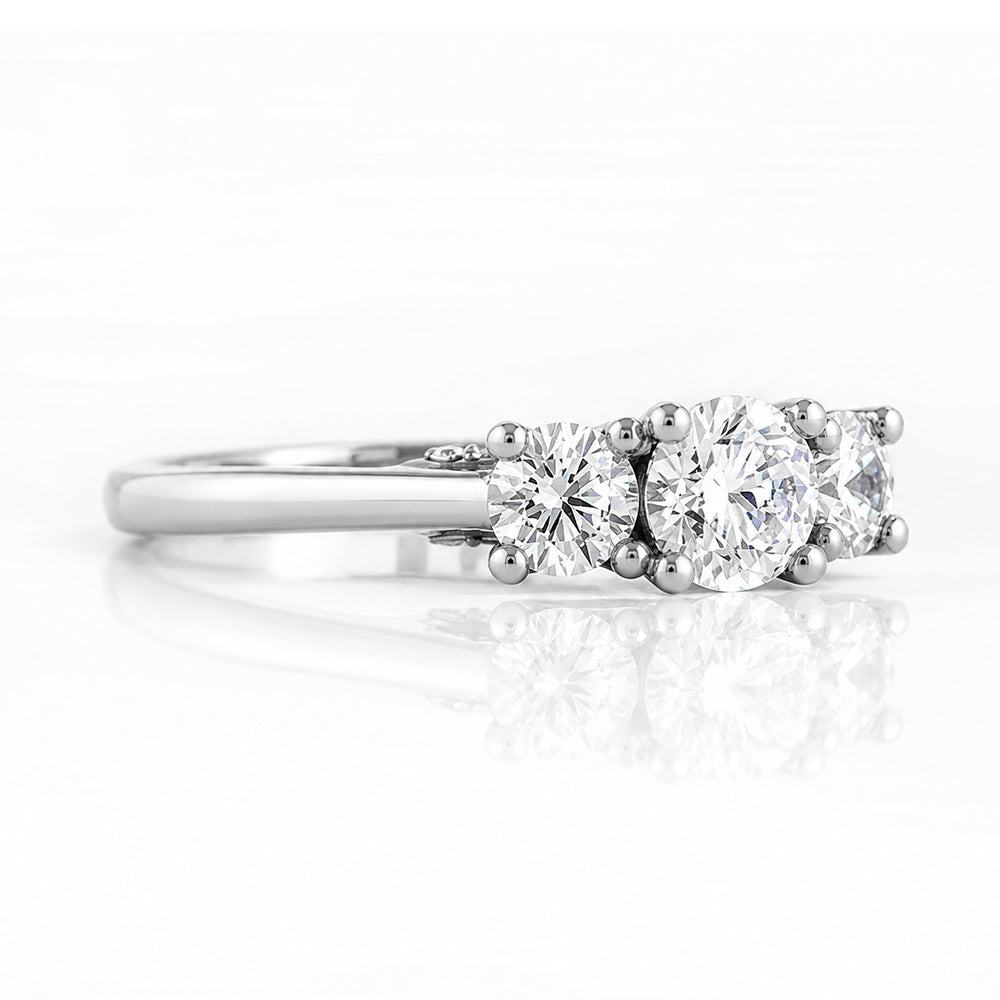 Milani, a Lab Diamond Trilogy Engagement Ring - Victoria's Jewellery