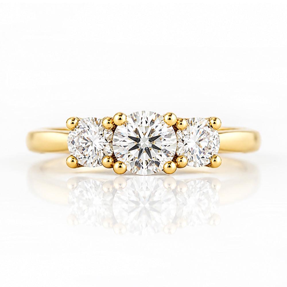 Milani, a Lab Diamond Trilogy Engagement Ring - Victoria's Jewellery