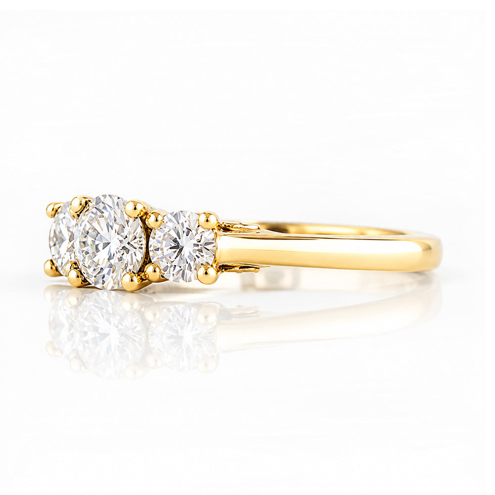 Milani, a Lab Diamond Trilogy Engagement Ring - Victoria's Jewellery