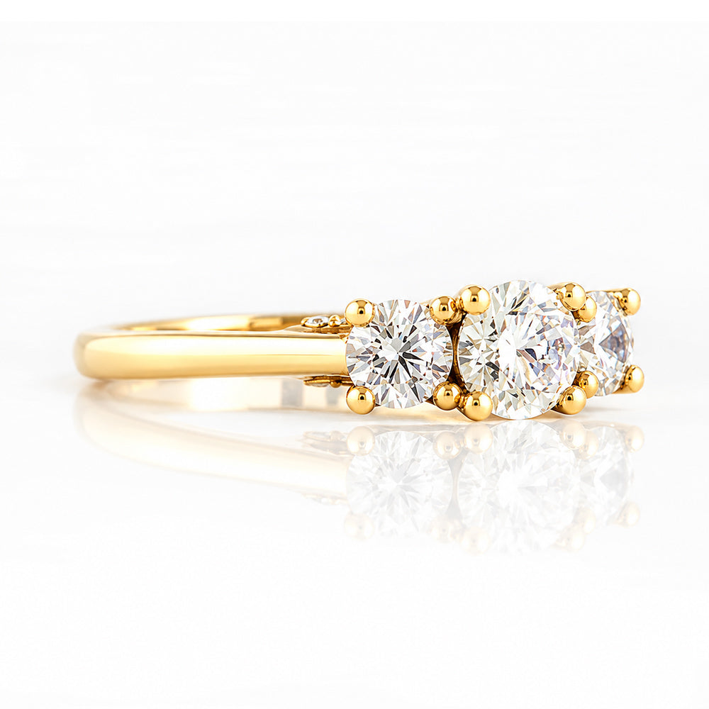 Milani, a Lab Diamond Trilogy Engagement Ring - Victoria's Jewellery