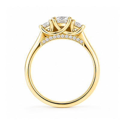 Milani, a Lab Diamond Trilogy Engagement Ring - Victoria's Jewellery