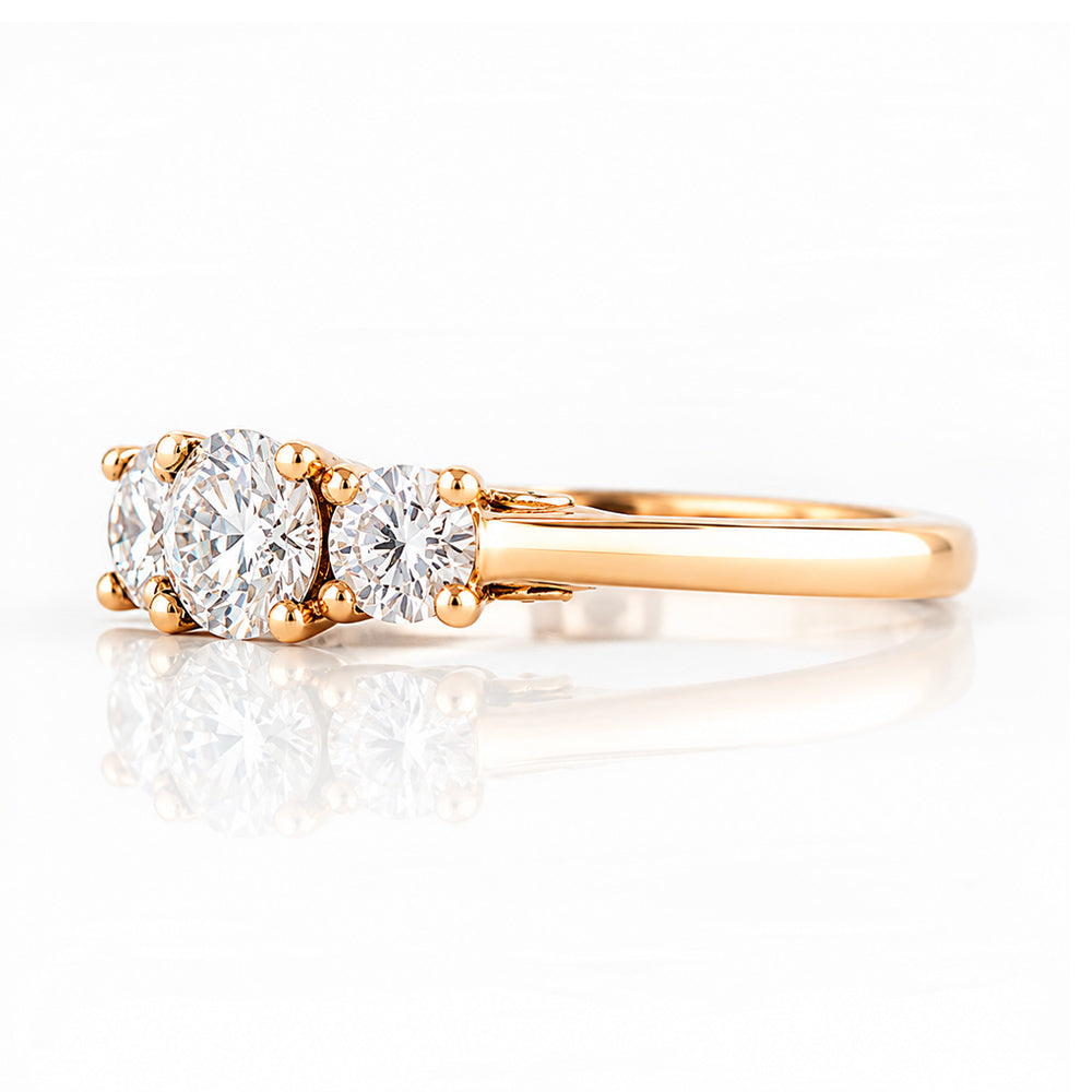 Milani, a Lab Diamond Trilogy Engagement Ring - Victoria's Jewellery