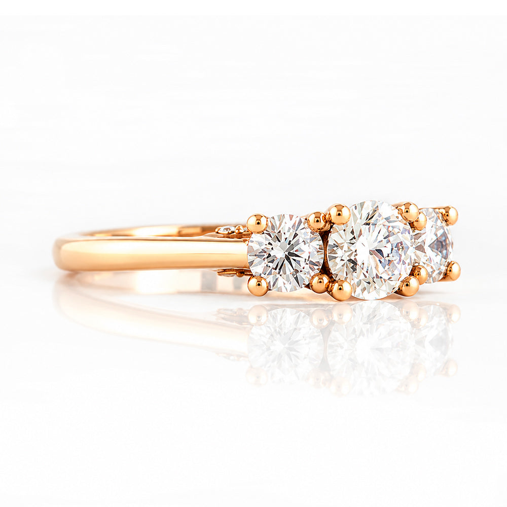 Milani, a Lab Diamond Trilogy Engagement Ring - Victoria's Jewellery