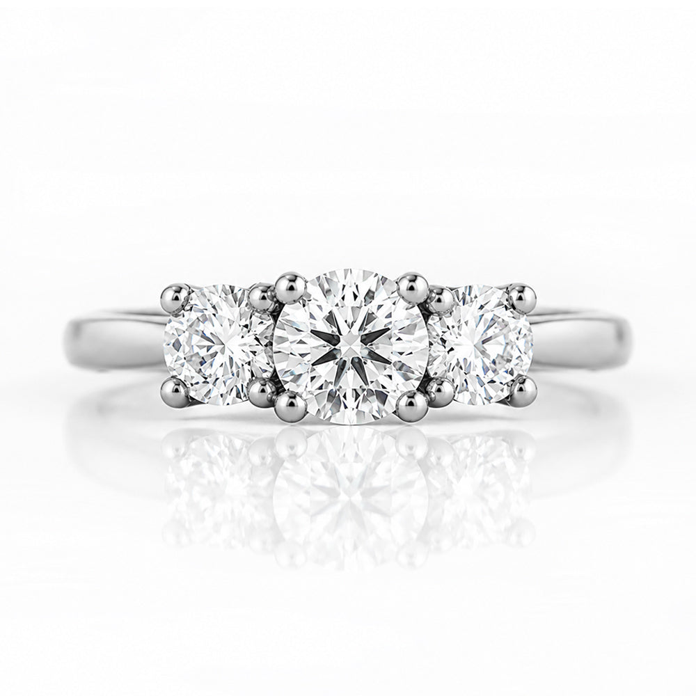 Milani, a Lab Diamond Trilogy Engagement Ring - Victoria's Jewellery