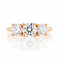 Aria, a Lab Diamond Trilogy Ring - 2ct - Victoria's Jewellery