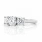 Aria, a Lab Diamond Trilogy Ring - 2ct - Victoria's Jewellery