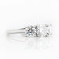 Aria, a Lab Diamond Trilogy Ring - 2ct - Victoria's Jewellery