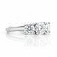 Aria, a Lab Diamond Trilogy Ring - 2ct - Victoria's Jewellery
