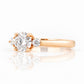 Lea, a Lab Diamond Trilogy Engagement Ring - Victoria's Jewellery