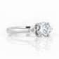 Lea, a Lab Diamond Trilogy Engagement Ring - Victoria's Jewellery