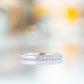 Emma, a Brilliant cut Lab Diamond Wedding Band