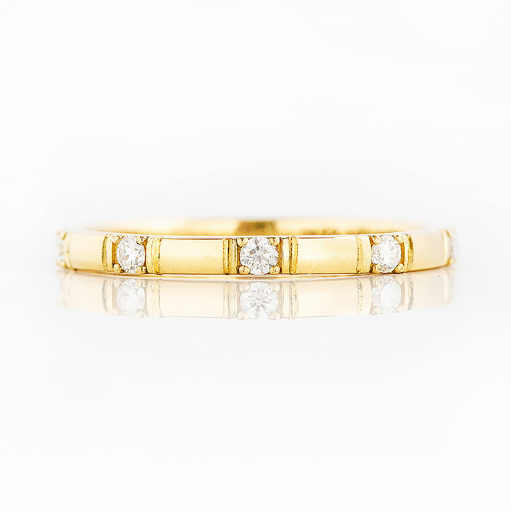 Zia, a Lab Diamond Wedding Band - Victoria's Jewellery