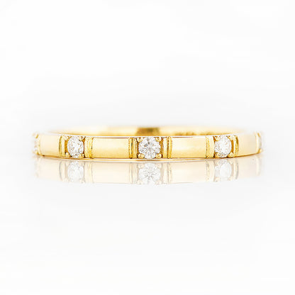 Zia, a Lab Diamond Wedding Band - Victoria's Jewellery