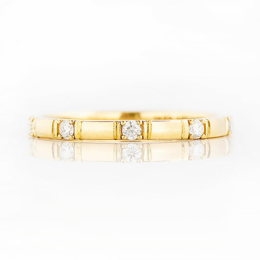 Zia, a Lab Diamond Wedding Band - Victoria's Jewellery