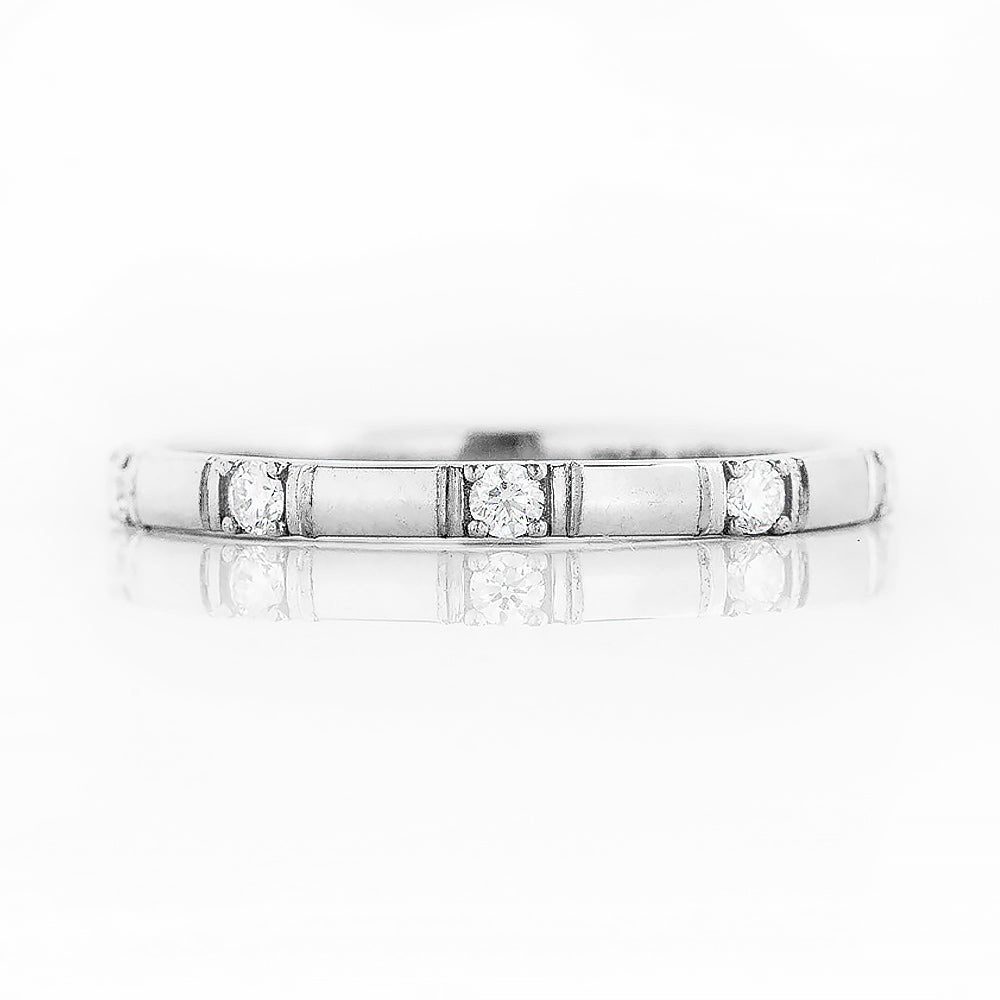 Zia, a Lab Diamond Wedding Band - Victoria's Jewellery