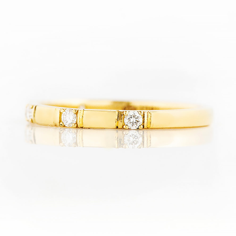 Zia, a Lab Diamond Wedding Band - Victoria's Jewellery
