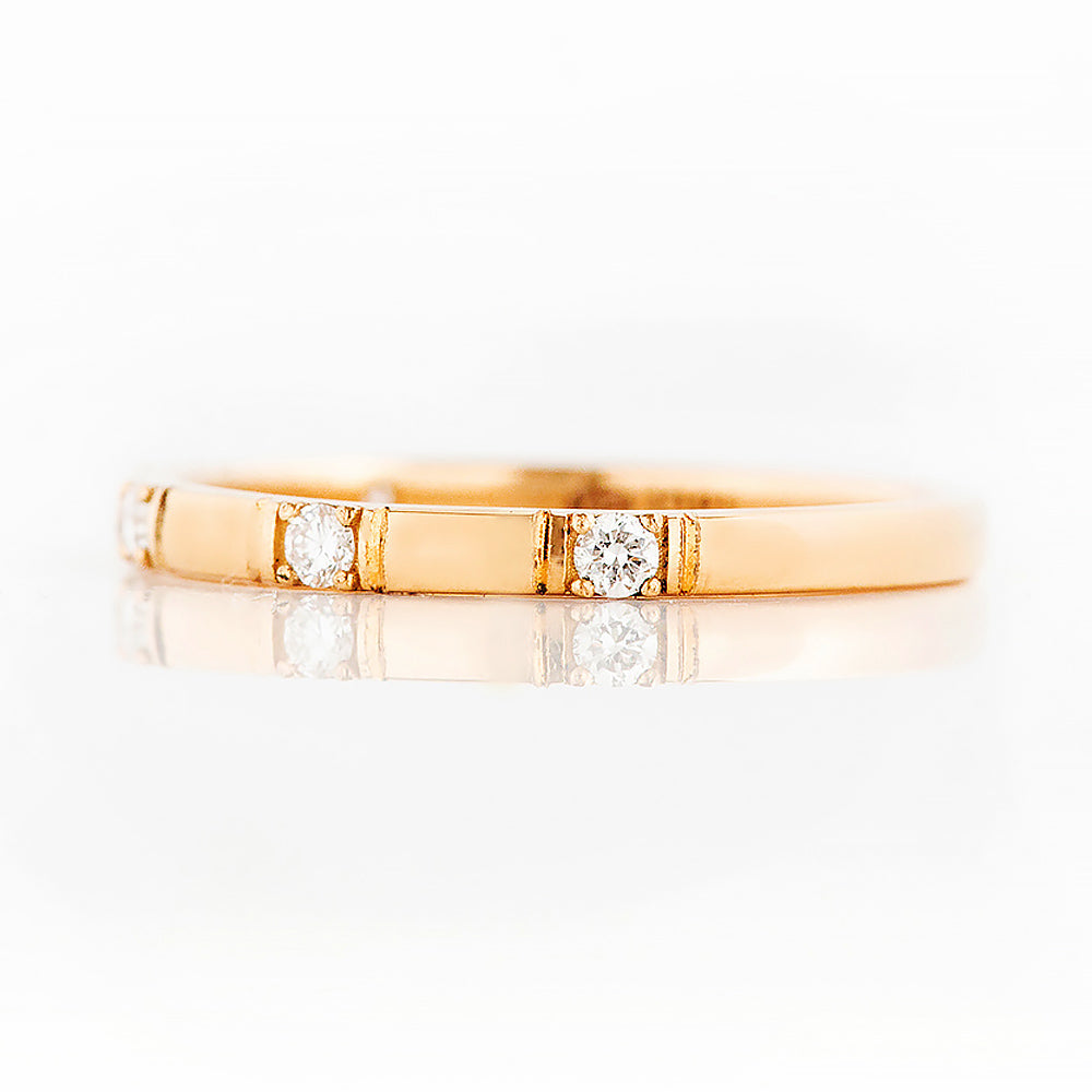 Zia, a Lab Diamond Wedding Band - Victoria's Jewellery