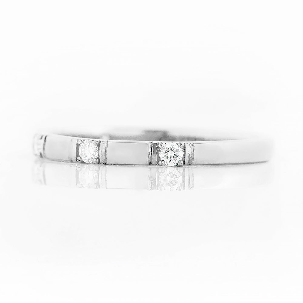 Zia, a Lab Diamond Wedding Band - Victoria's Jewellery