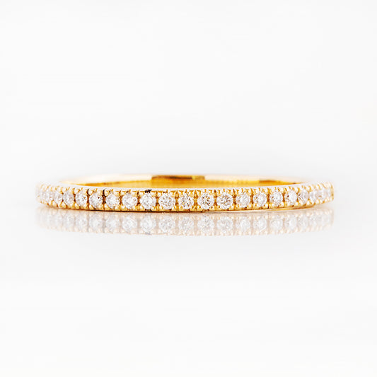 Emma, a Brilliant cut Lab Diamond Wedding Band - 1mm