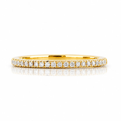 Emma, Lab Diamond Wedding Band - 1mm