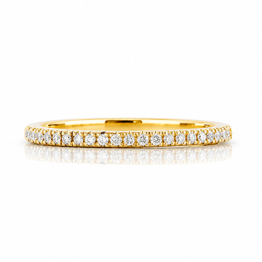 Emma, Lab Diamond Wedding Band - 1mm
