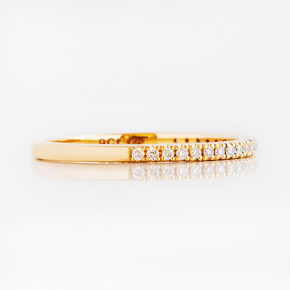 Emma, a Brilliant cut Lab Diamond Wedding Band - 1mm
