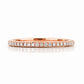 Emma, Lab Diamond Wedding Band - 1mm