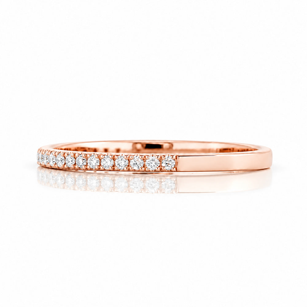 Emma, Lab Diamond Wedding Band - 1mm