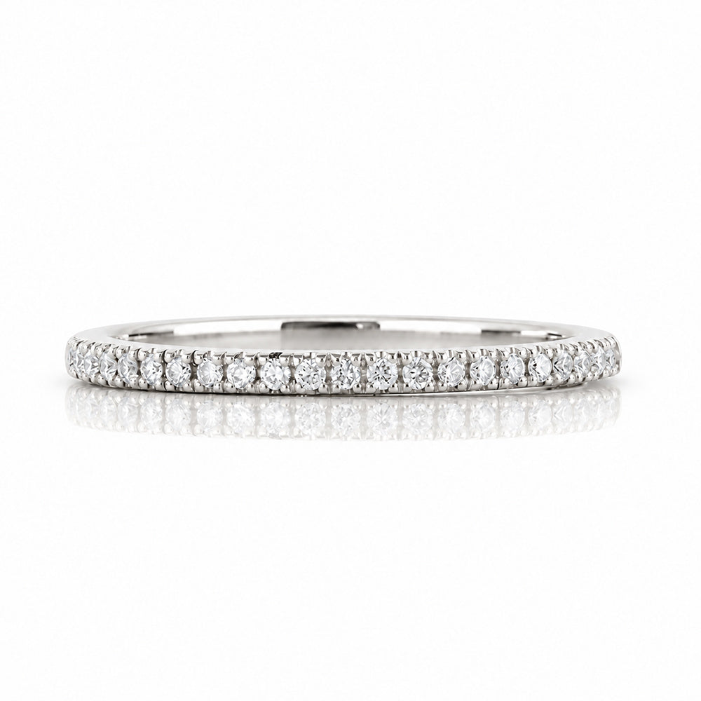 Emma, Lab Diamond Wedding Band - 1mm