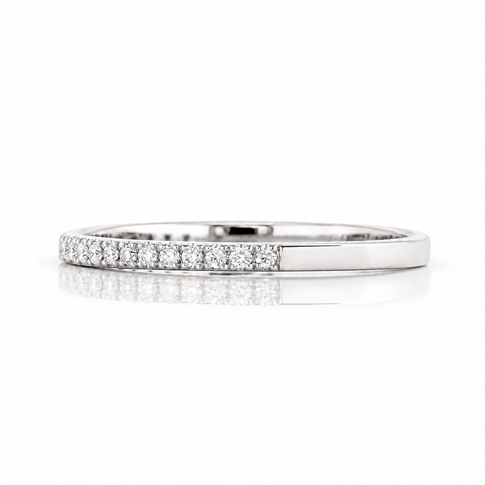Emma, Lab Diamond Wedding Band - 1mm