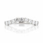 Libby, a Curved Lab Diamond Wedding Band