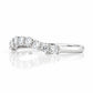 Libby, a Curved Lab Diamond Wedding Band
