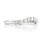 Libby, a Curved Lab Diamond Wedding Band
