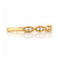Viola, Lab Diamond Half Eternity Ring - Victoria's Jewellery