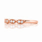 Viola, Lab Diamond Half Eternity Ring - Victoria's Jewellery
