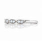 Viola, Lab Diamond Half Eternity Ring - Victoria's Jewellery