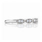 Viola, Lab Diamond Half Eternity Ring - Victoria's Jewellery