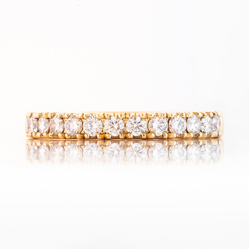 Emma, a Brilliant cut Lab Diamond Wedding Band - 2mm - Victoria's Jewellery