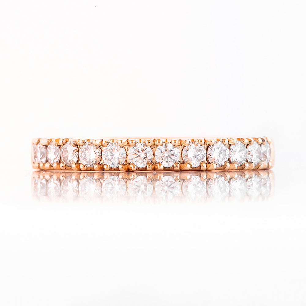 Emma, a Brilliant cut Lab Diamond Wedding Band - 2mm - Victoria's Jewellery