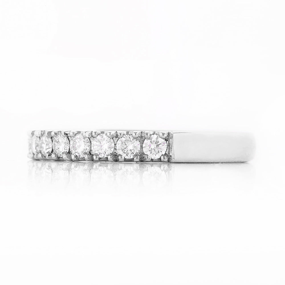 Emma, a Brilliant cut Lab Diamond Wedding Band - 2mm - Victoria's Jewellery