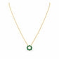 Circle of Life Necklace - Emerald